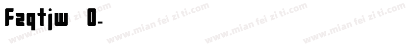fzqtjw 角标 0字体转换